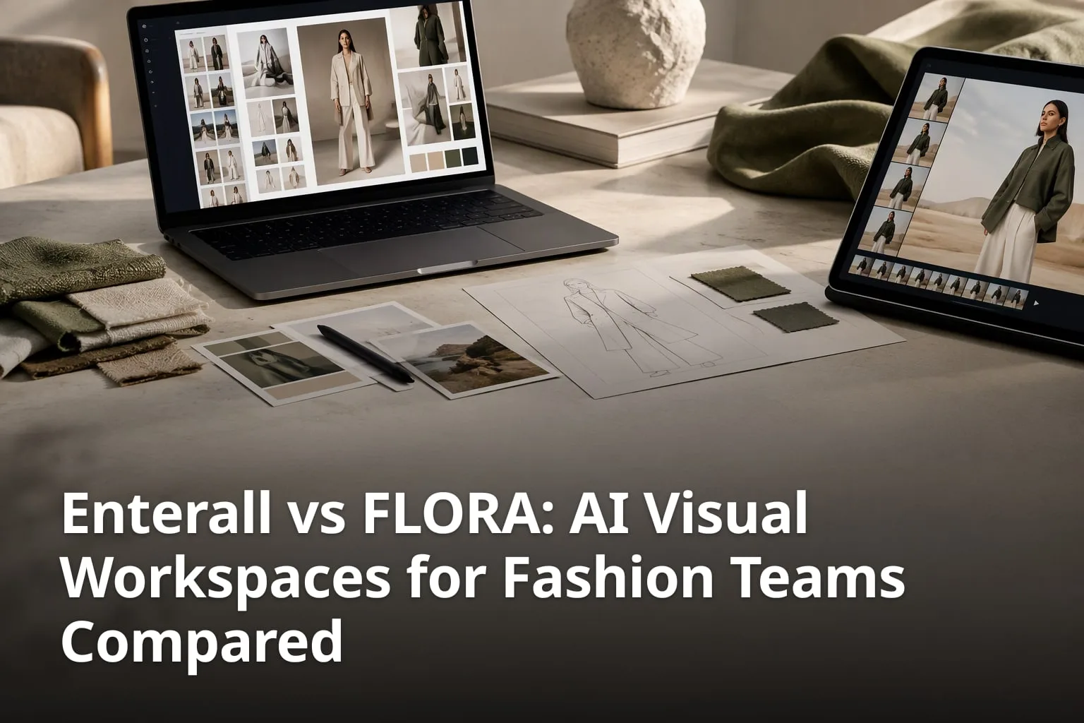 Enterall vs FLORA: AI Visual Workspaces for Fashion Teams Compared