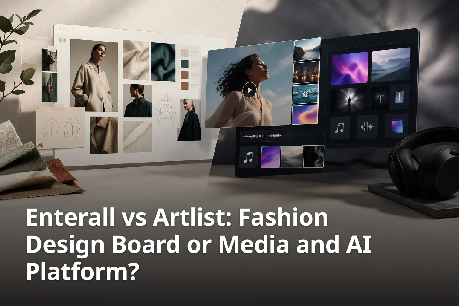 Enterall vs Artlist: Fashion Design Board or Media and AI Platform?